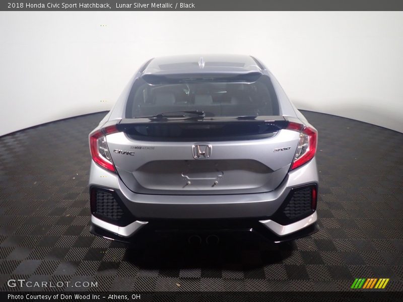 Lunar Silver Metallic / Black 2018 Honda Civic Sport Hatchback