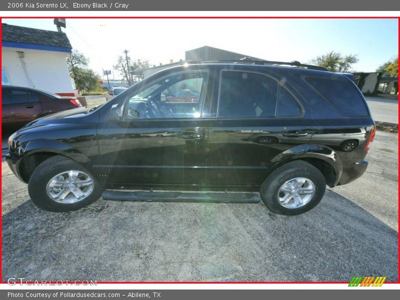 Ebony Black / Gray 2006 Kia Sorento LX