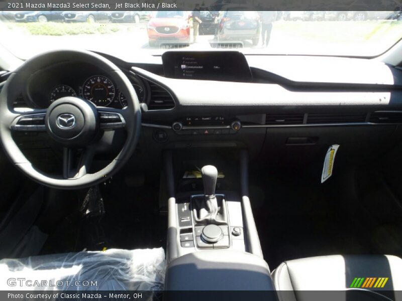 Jet Black Mica / Black 2021 Mazda Mazda3 Select Sedan