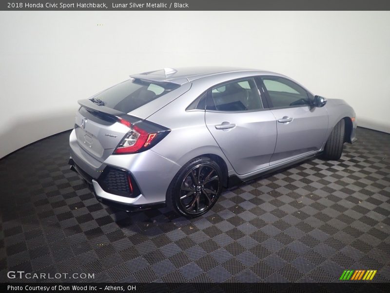 Lunar Silver Metallic / Black 2018 Honda Civic Sport Hatchback