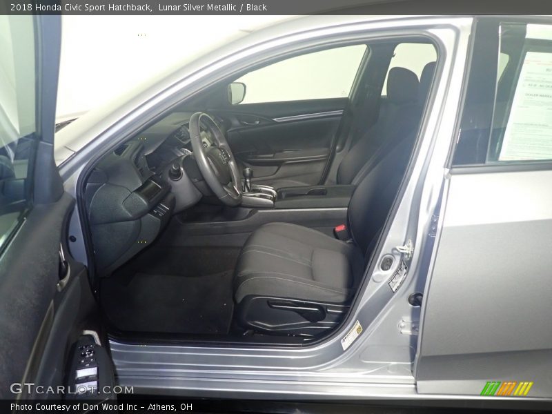 Lunar Silver Metallic / Black 2018 Honda Civic Sport Hatchback