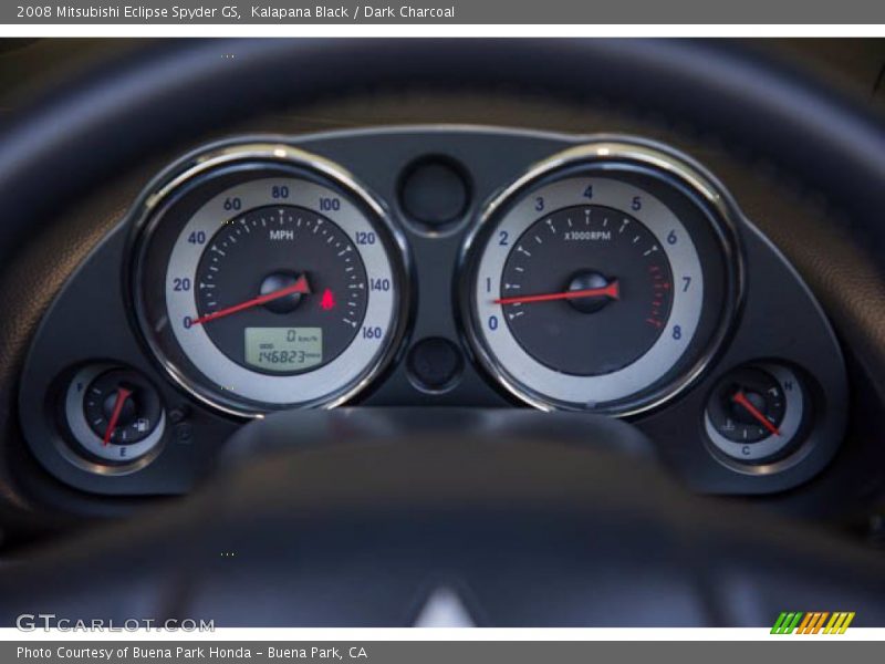 Kalapana Black / Dark Charcoal 2008 Mitsubishi Eclipse Spyder GS
