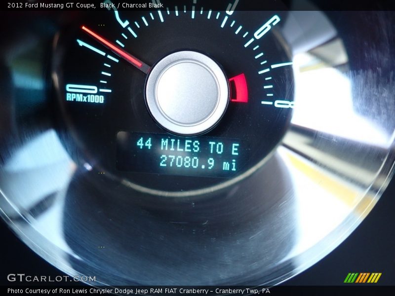 Black / Charcoal Black 2012 Ford Mustang GT Coupe