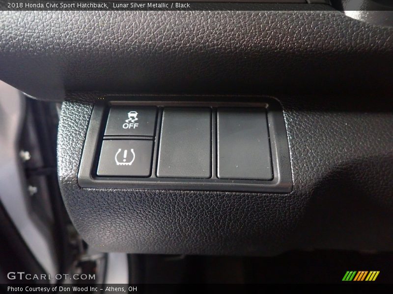 Lunar Silver Metallic / Black 2018 Honda Civic Sport Hatchback
