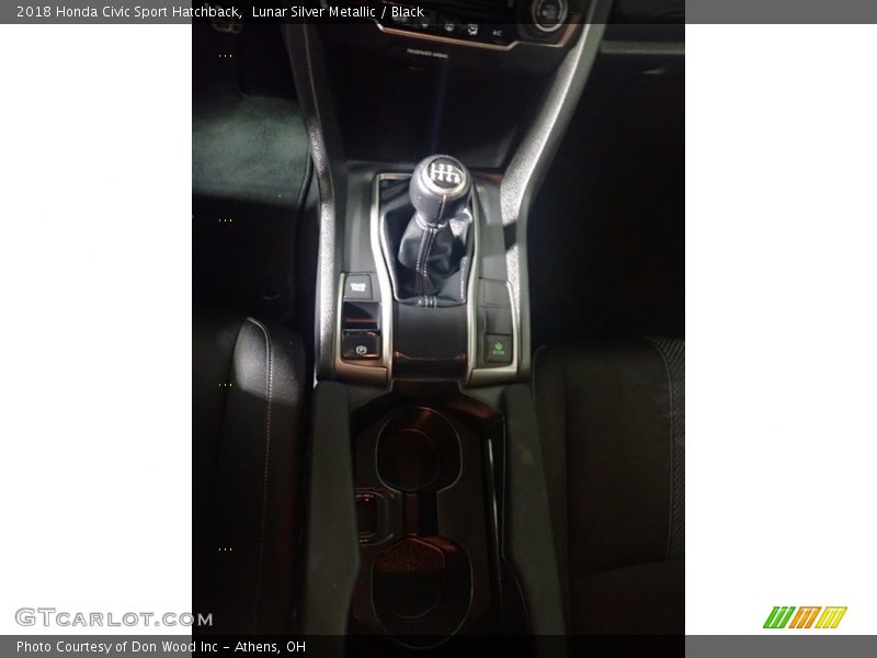 Lunar Silver Metallic / Black 2018 Honda Civic Sport Hatchback