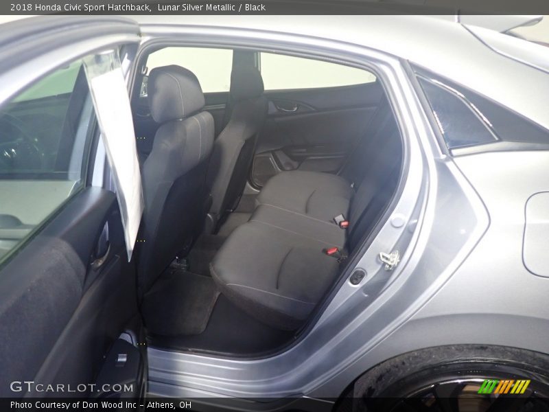 Lunar Silver Metallic / Black 2018 Honda Civic Sport Hatchback