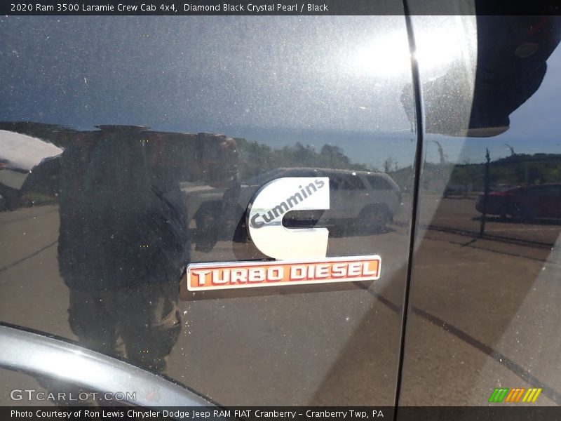 Diamond Black Crystal Pearl / Black 2020 Ram 3500 Laramie Crew Cab 4x4