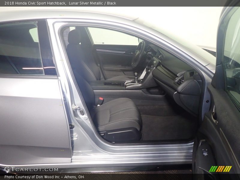Lunar Silver Metallic / Black 2018 Honda Civic Sport Hatchback