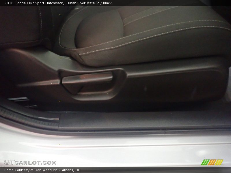 Lunar Silver Metallic / Black 2018 Honda Civic Sport Hatchback