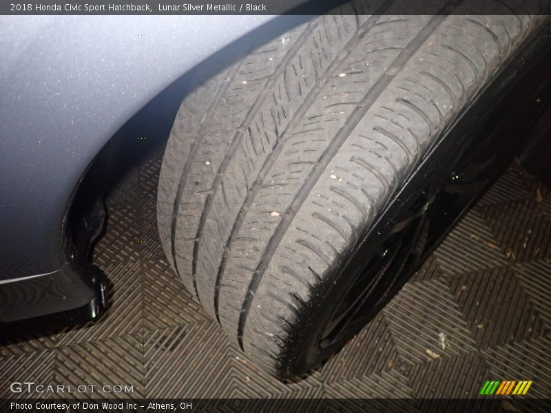 Lunar Silver Metallic / Black 2018 Honda Civic Sport Hatchback