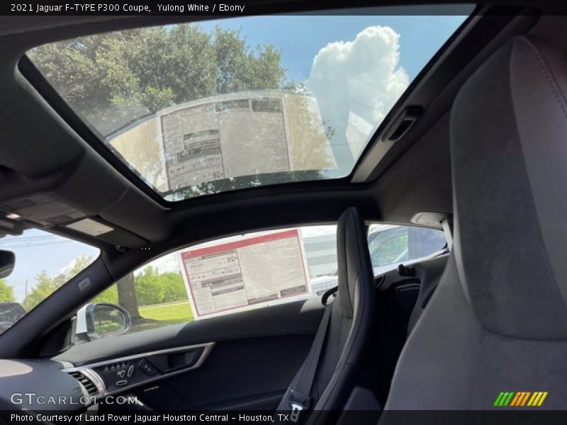Yulong White / Ebony 2021 Jaguar F-TYPE P300 Coupe