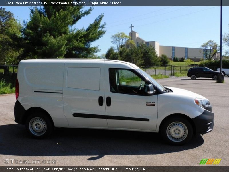 Bright White / Black 2021 Ram ProMaster City Tradesman Cargo Van