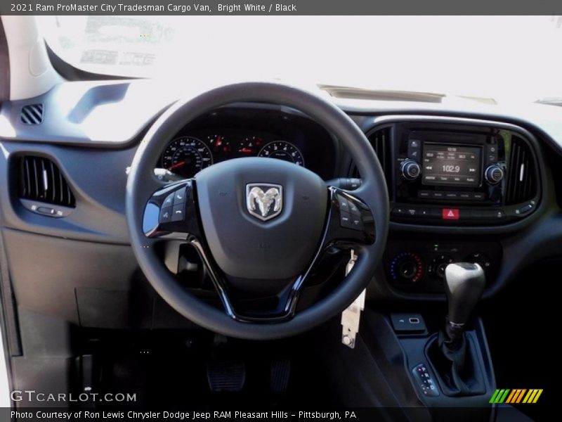 Bright White / Black 2021 Ram ProMaster City Tradesman Cargo Van