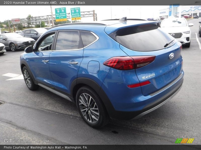 Aqua Blue / Black 2020 Hyundai Tucson Ultimate AWD