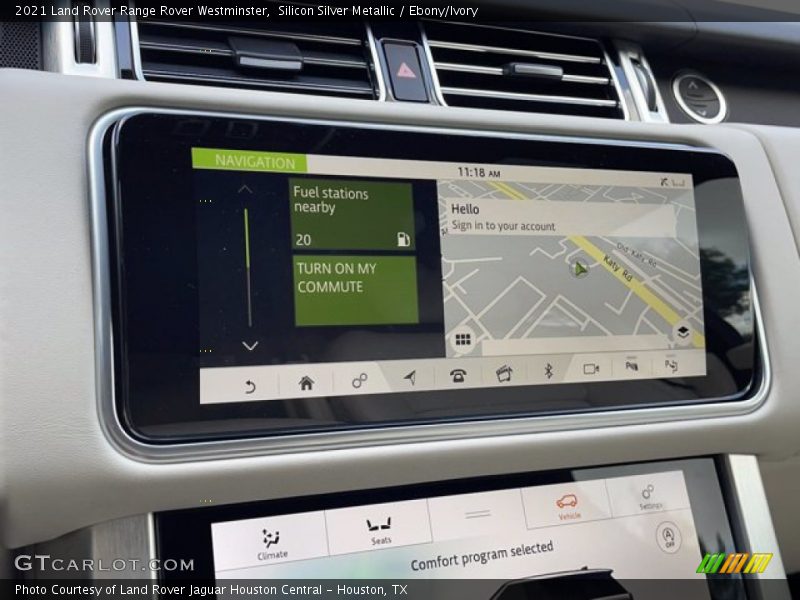 Silicon Silver Metallic / Ebony/Ivory 2021 Land Rover Range Rover Westminster