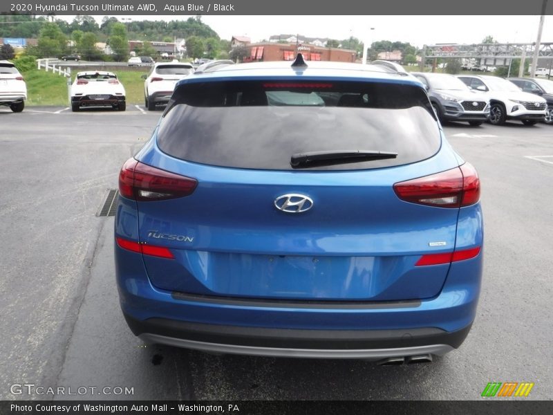 Aqua Blue / Black 2020 Hyundai Tucson Ultimate AWD