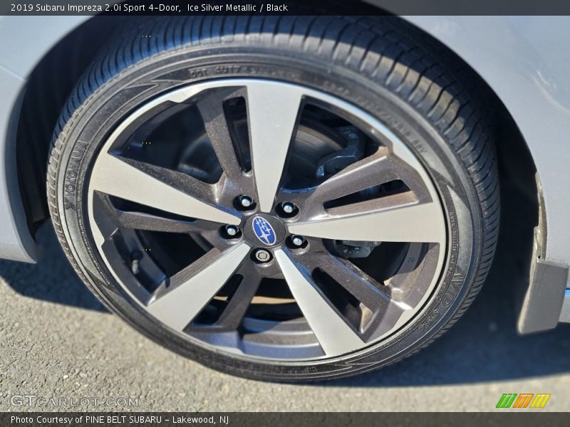 Ice Silver Metallic / Black 2019 Subaru Impreza 2.0i Sport 4-Door