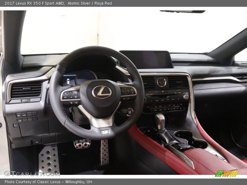 Atomic Silver / Rioja Red 2017 Lexus RX 350 F Sport AWD