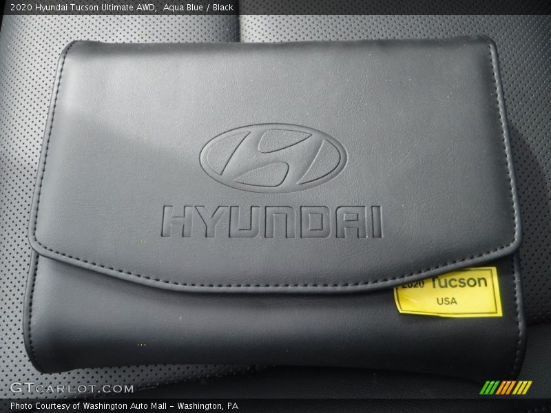 Aqua Blue / Black 2020 Hyundai Tucson Ultimate AWD