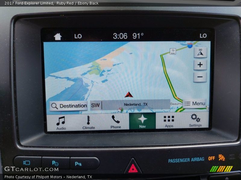 Ruby Red / Ebony Black 2017 Ford Explorer Limited