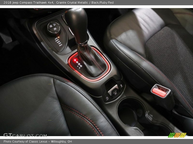 Granite Crystal Metallic / Black/Ruby Red 2018 Jeep Compass Trailhawk 4x4
