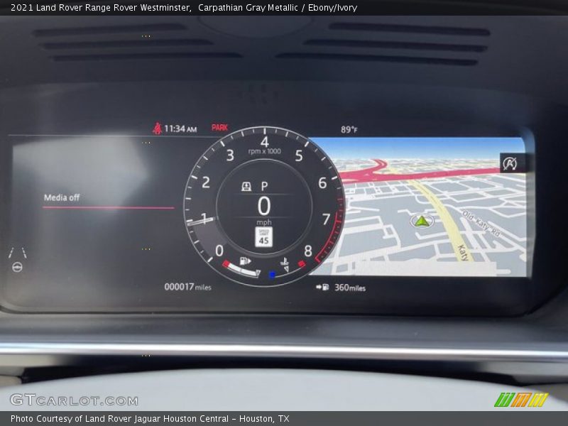 Carpathian Gray Metallic / Ebony/Ivory 2021 Land Rover Range Rover Westminster