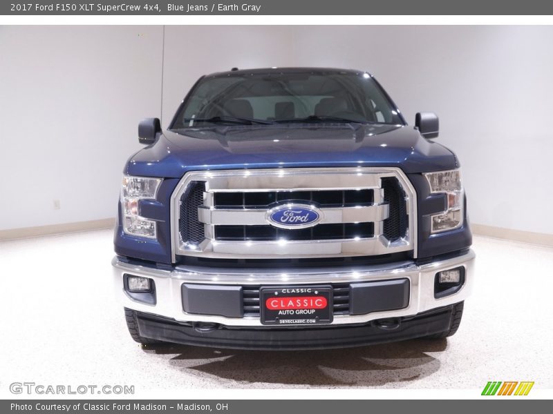 Blue Jeans / Earth Gray 2017 Ford F150 XLT SuperCrew 4x4