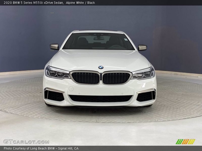 Alpine White / Black 2020 BMW 5 Series M550i xDrive Sedan