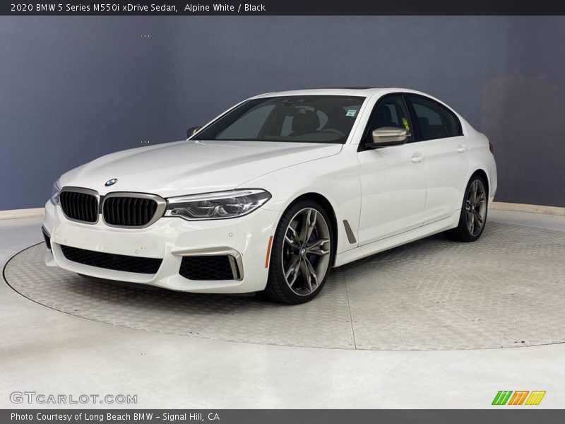 Alpine White / Black 2020 BMW 5 Series M550i xDrive Sedan