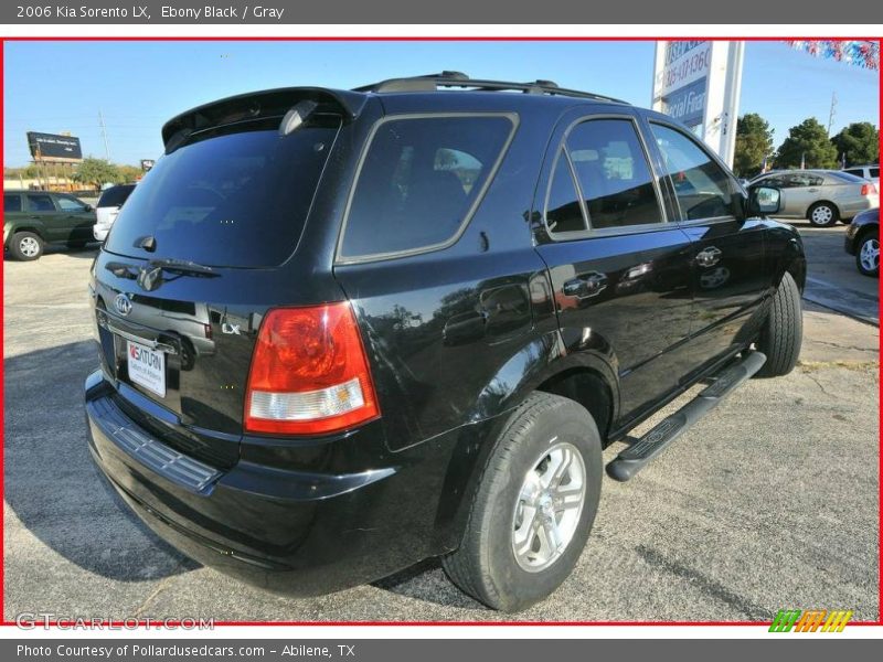 Ebony Black / Gray 2006 Kia Sorento LX