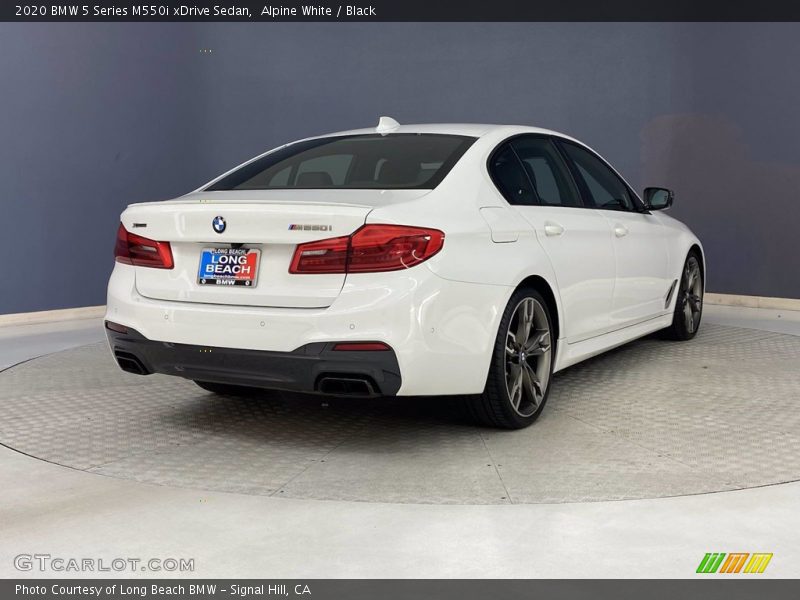 Alpine White / Black 2020 BMW 5 Series M550i xDrive Sedan