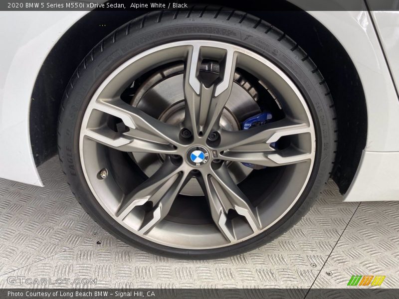 Alpine White / Black 2020 BMW 5 Series M550i xDrive Sedan