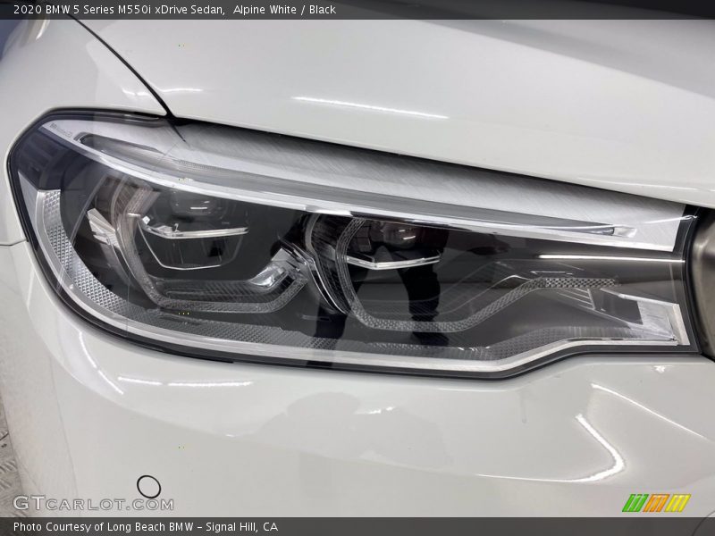 Alpine White / Black 2020 BMW 5 Series M550i xDrive Sedan
