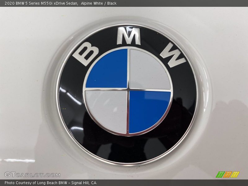 Alpine White / Black 2020 BMW 5 Series M550i xDrive Sedan