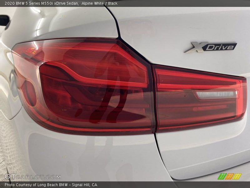 Alpine White / Black 2020 BMW 5 Series M550i xDrive Sedan