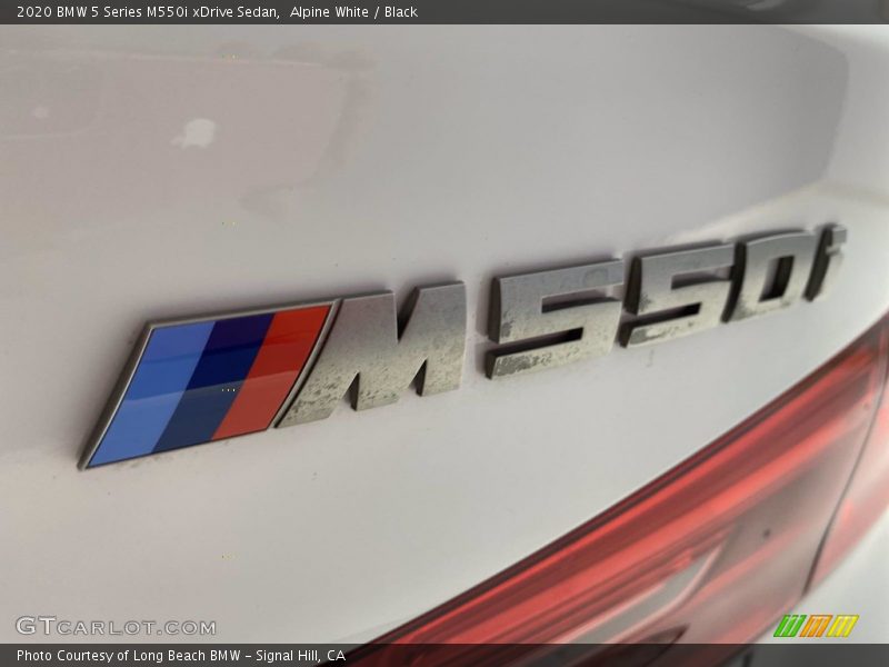 Alpine White / Black 2020 BMW 5 Series M550i xDrive Sedan