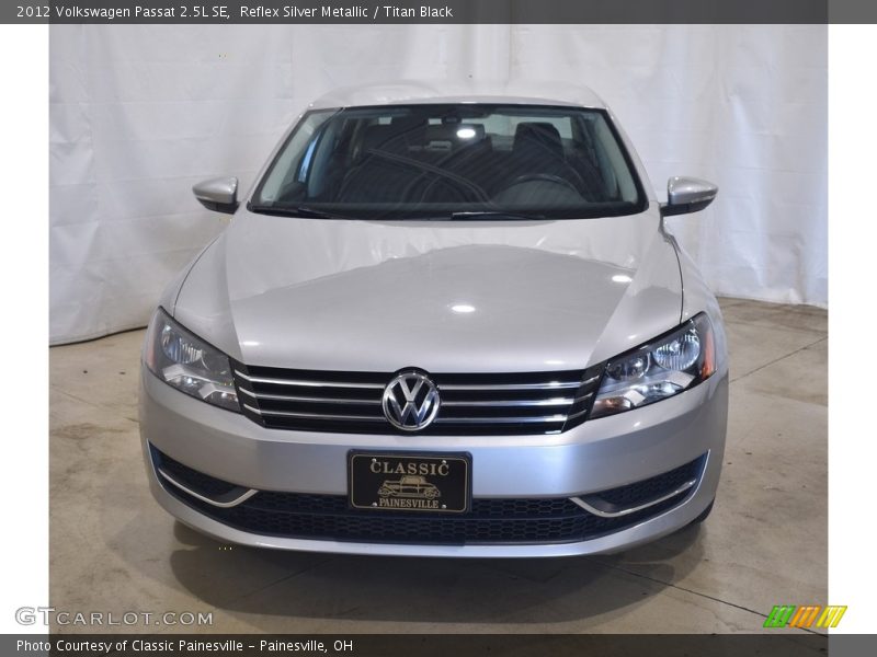 Reflex Silver Metallic / Titan Black 2012 Volkswagen Passat 2.5L SE