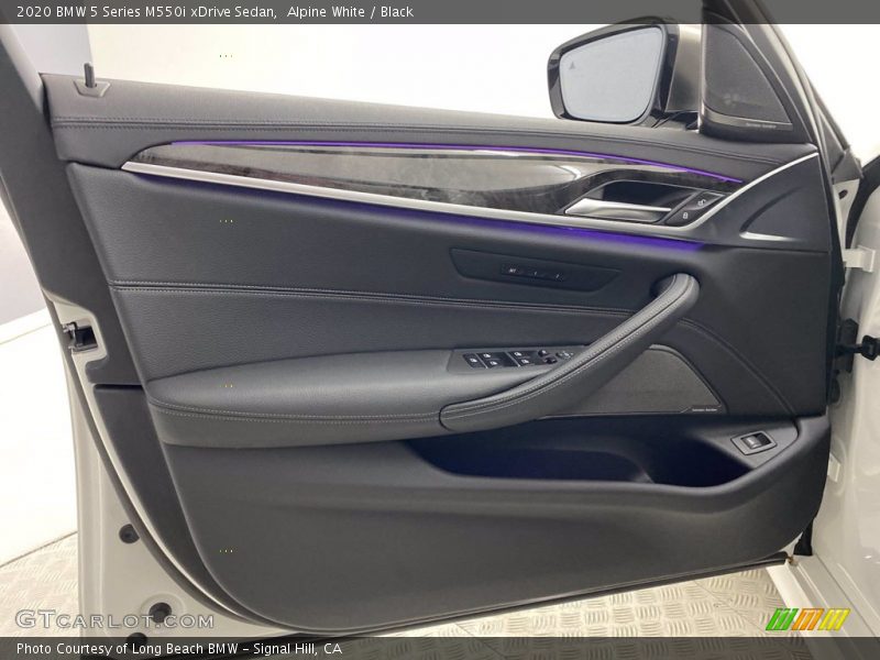 Alpine White / Black 2020 BMW 5 Series M550i xDrive Sedan