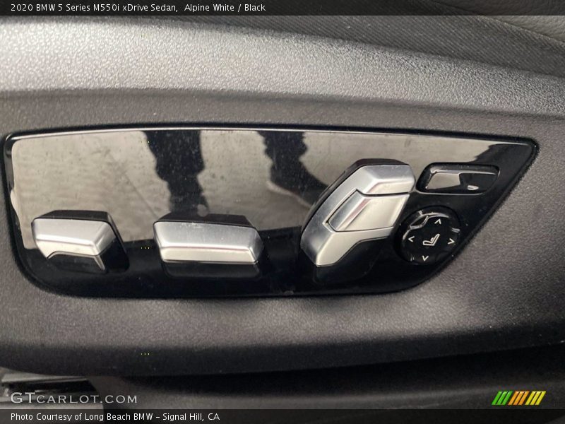 Alpine White / Black 2020 BMW 5 Series M550i xDrive Sedan