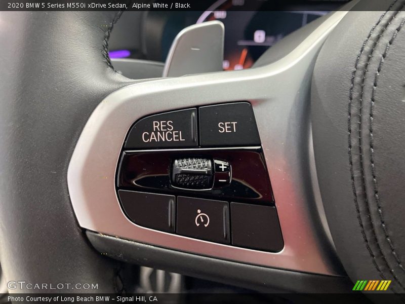 Alpine White / Black 2020 BMW 5 Series M550i xDrive Sedan
