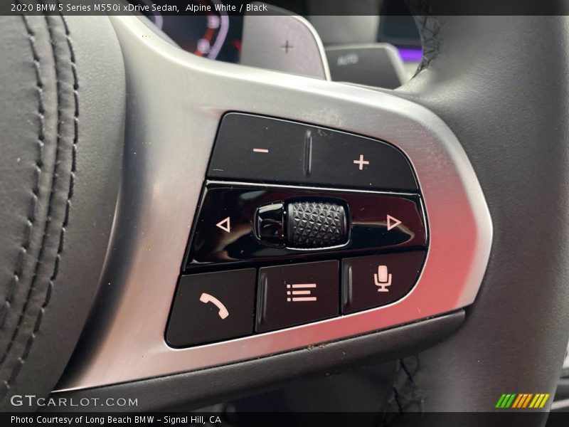 Alpine White / Black 2020 BMW 5 Series M550i xDrive Sedan