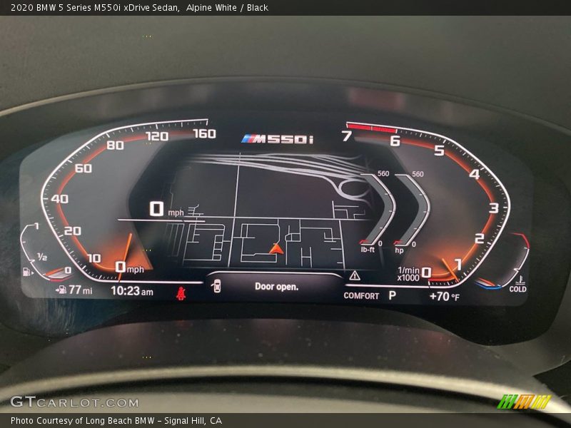 Alpine White / Black 2020 BMW 5 Series M550i xDrive Sedan