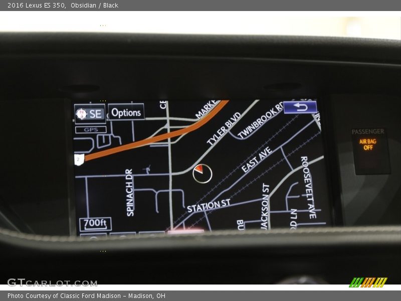 Navigation of 2016 ES 350