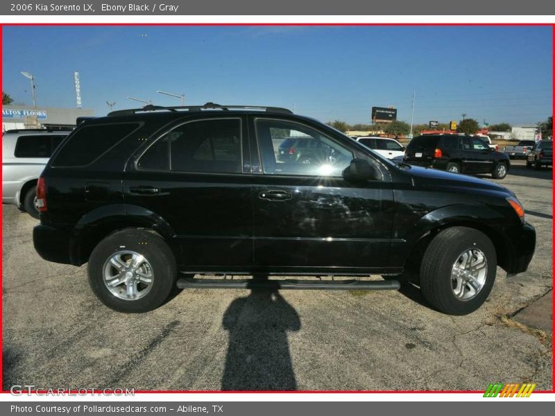 Ebony Black / Gray 2006 Kia Sorento LX