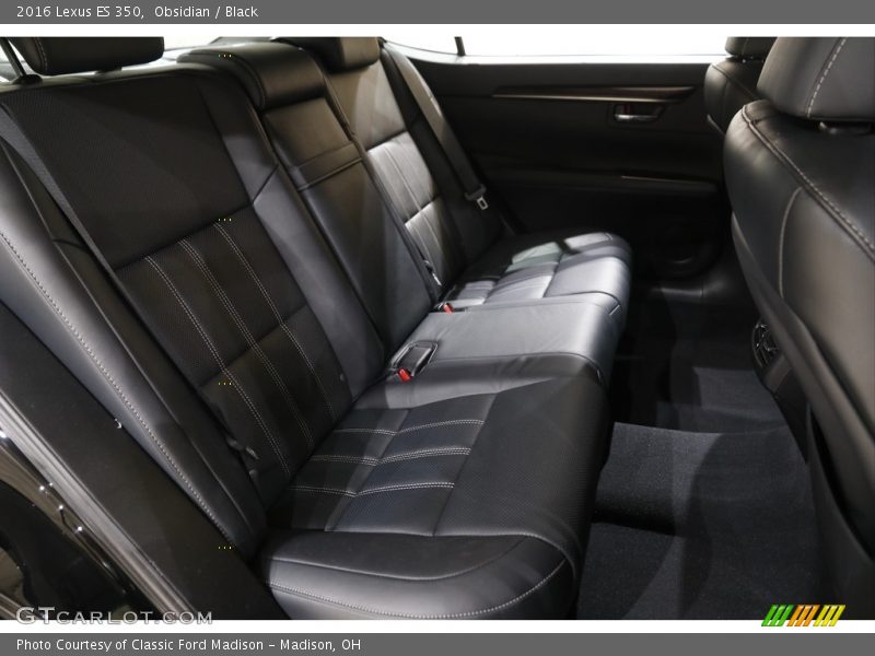 Rear Seat of 2016 ES 350