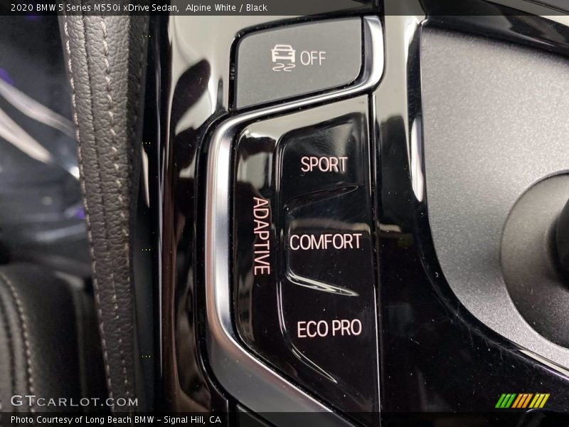 Alpine White / Black 2020 BMW 5 Series M550i xDrive Sedan