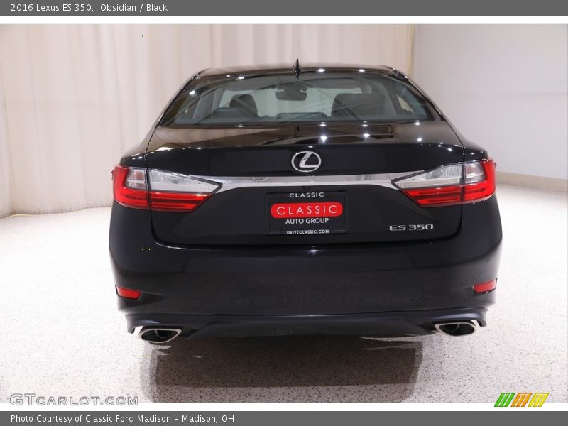 Obsidian / Black 2016 Lexus ES 350