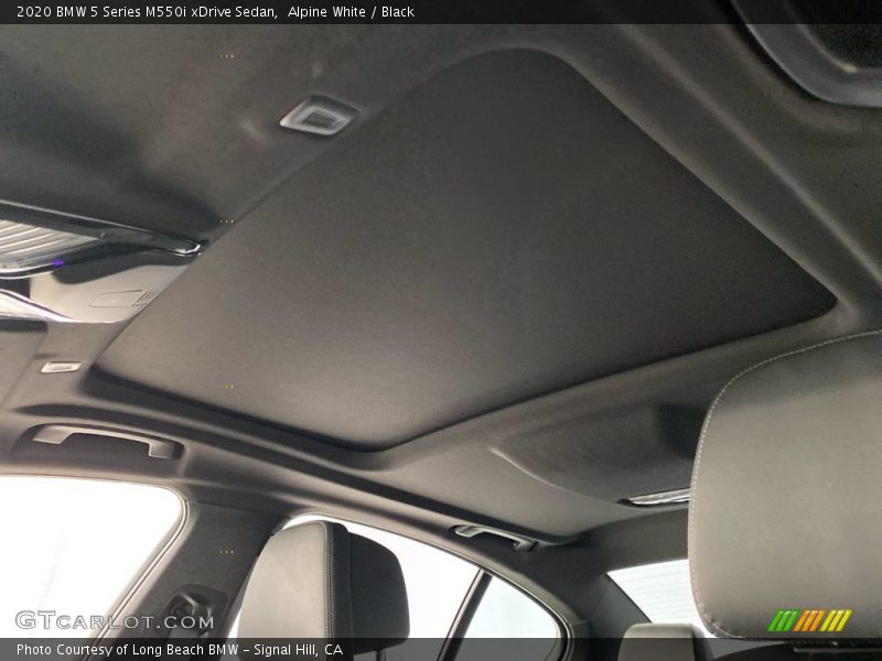 Alpine White / Black 2020 BMW 5 Series M550i xDrive Sedan