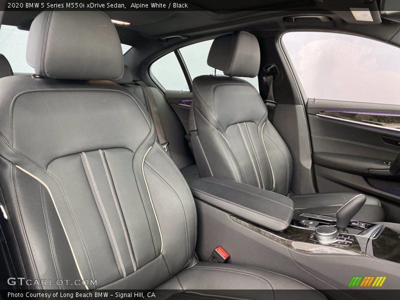 Alpine White / Black 2020 BMW 5 Series M550i xDrive Sedan
