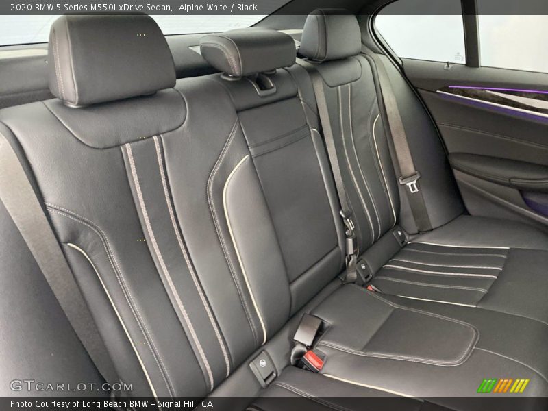 Alpine White / Black 2020 BMW 5 Series M550i xDrive Sedan